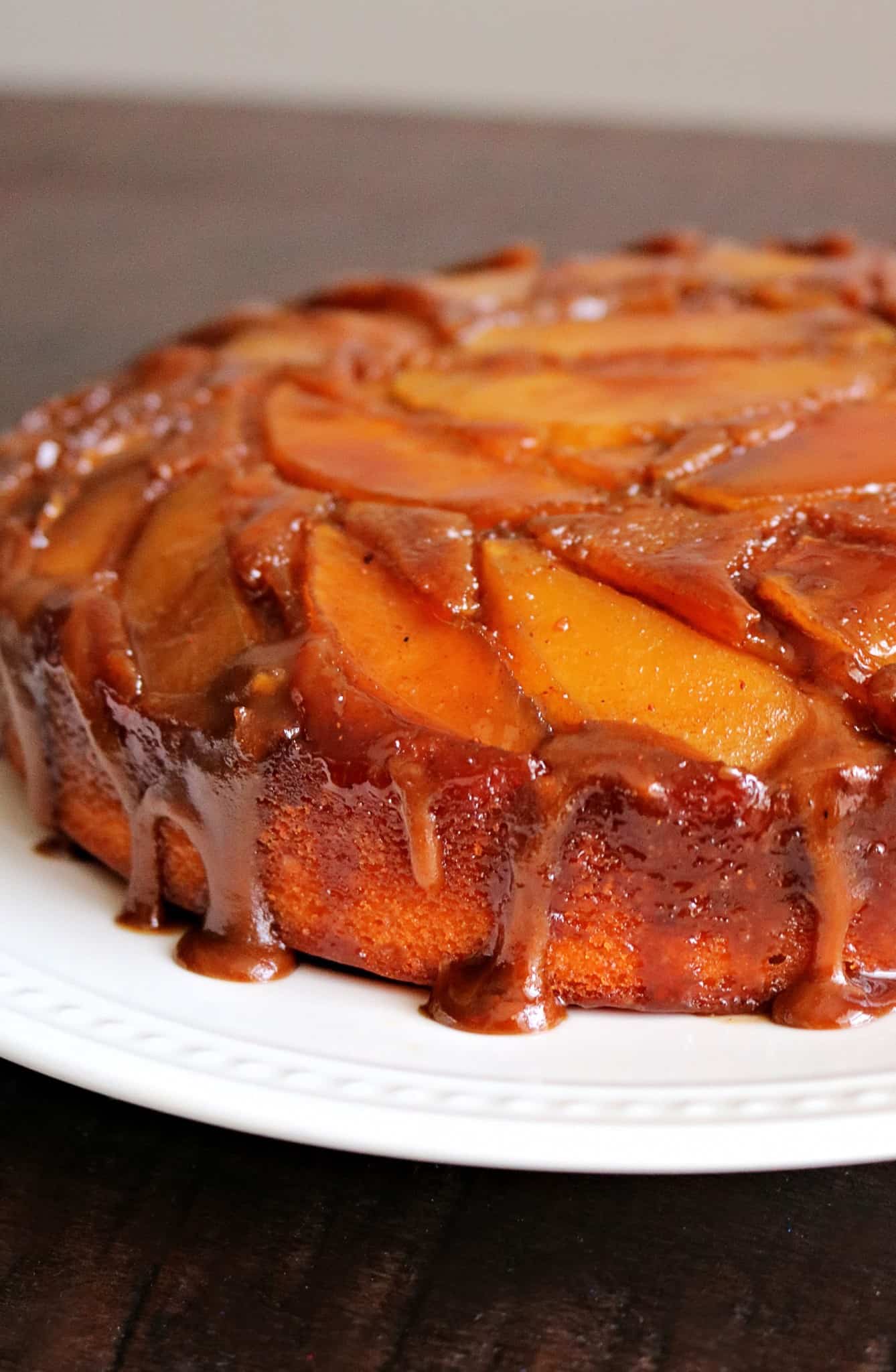 Easy Homemade Caramel Apple Upside Down Cake Kindly Unspoken