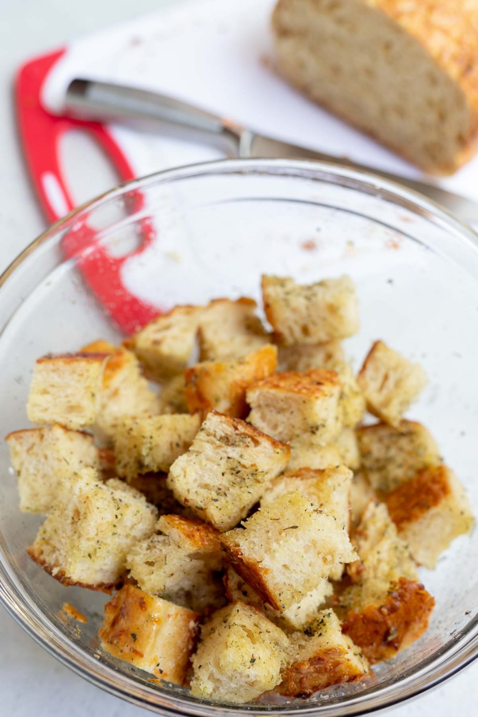 Easy Homemade Croutons Recipe Wonkywonderful