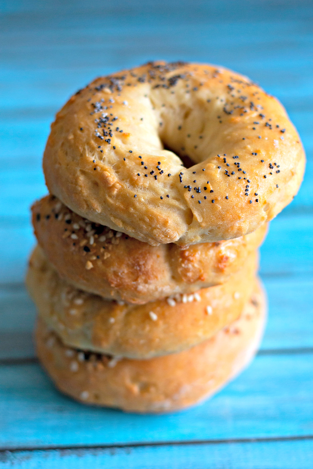 Easy Homemade Everything Bagel Flour Yogurt Bagels