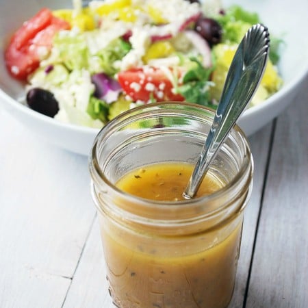 Easy Homemade Greek Salad Dressing Amee S Savory Dish