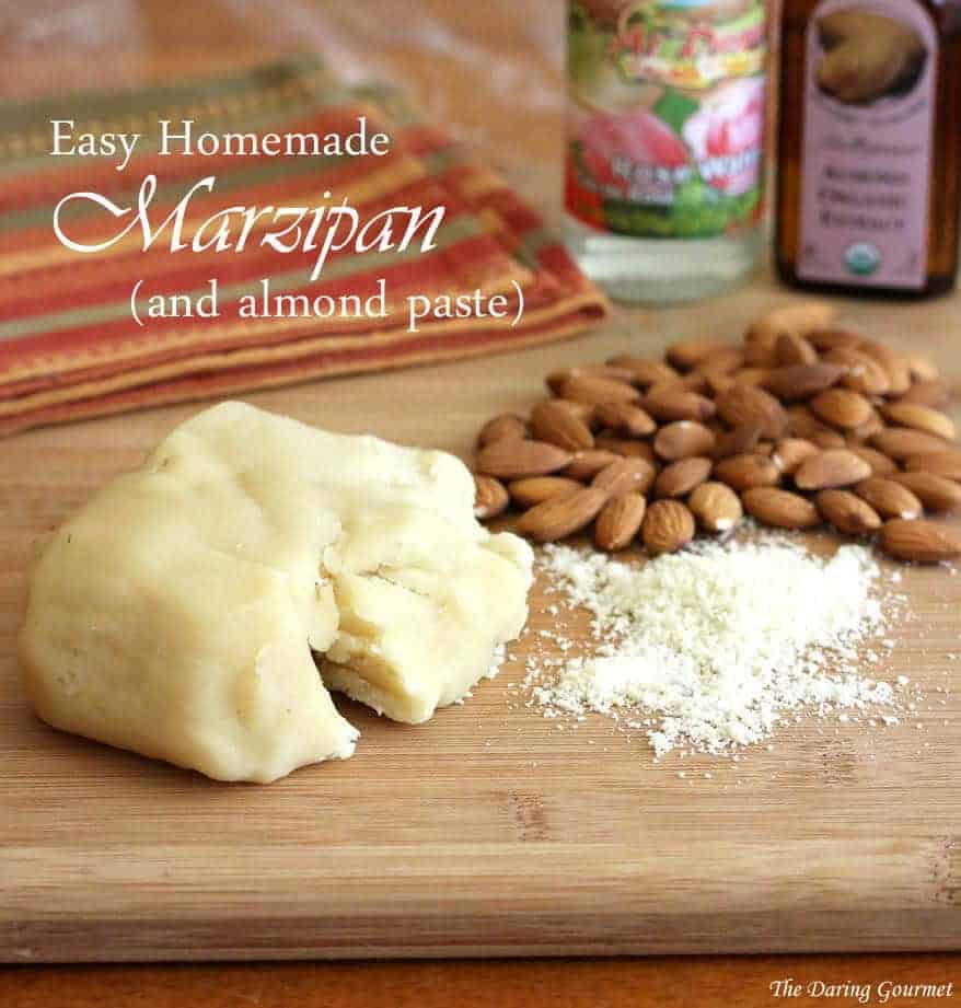 Easy Homemade Marzipan Or Almond Paste The Daring Gourmet