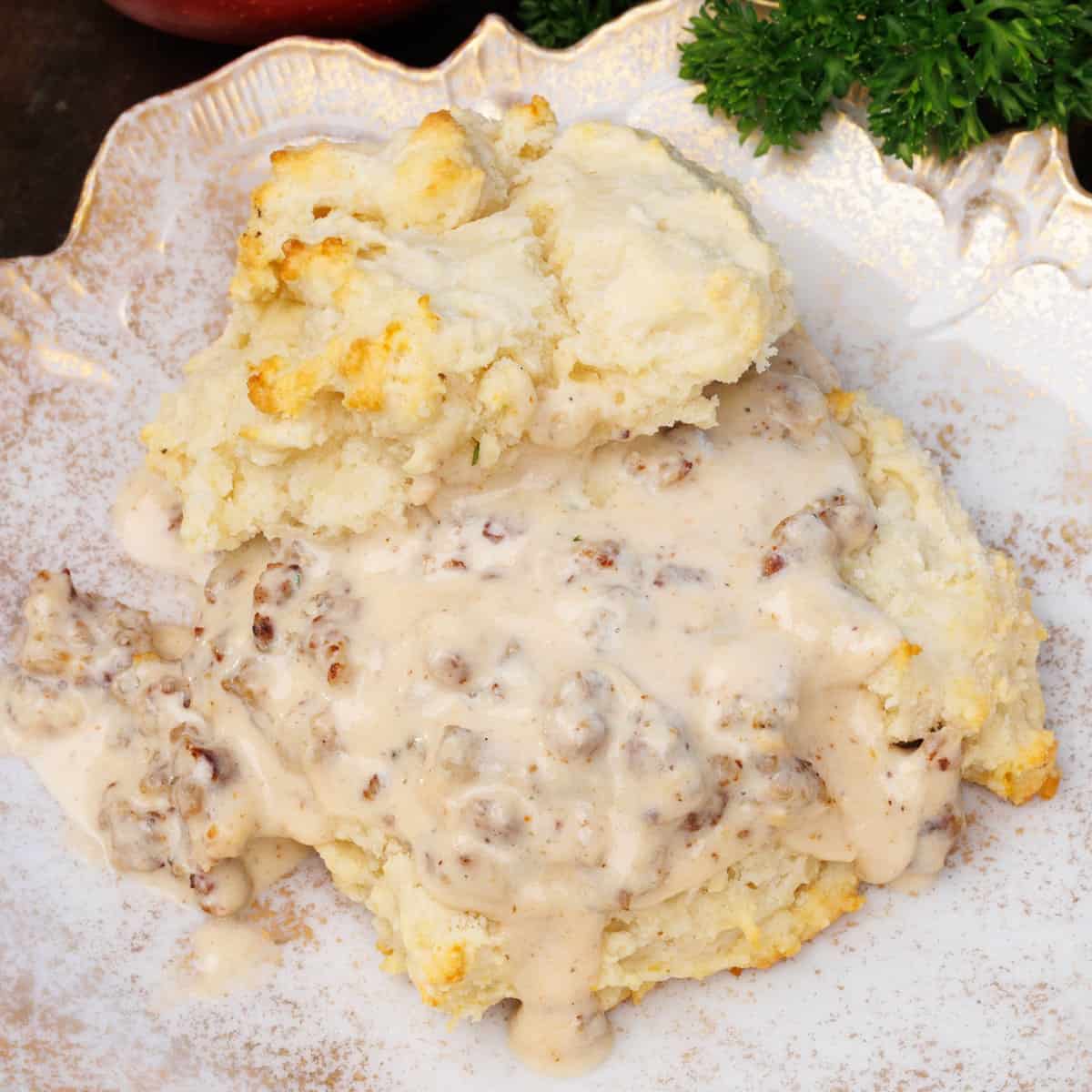 Easy Homemade Sausage Gravy And Biscuits Recipe Recipe Sausage