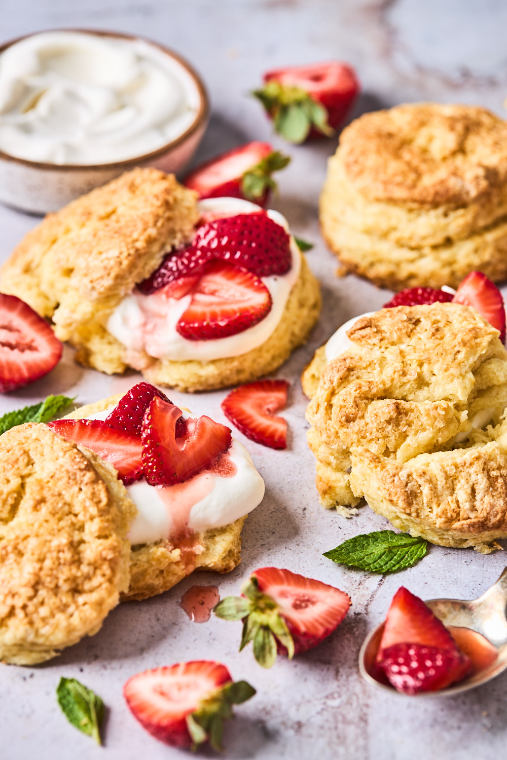 Easy Homemade Strawberry Shortcake Olive Amp Mango