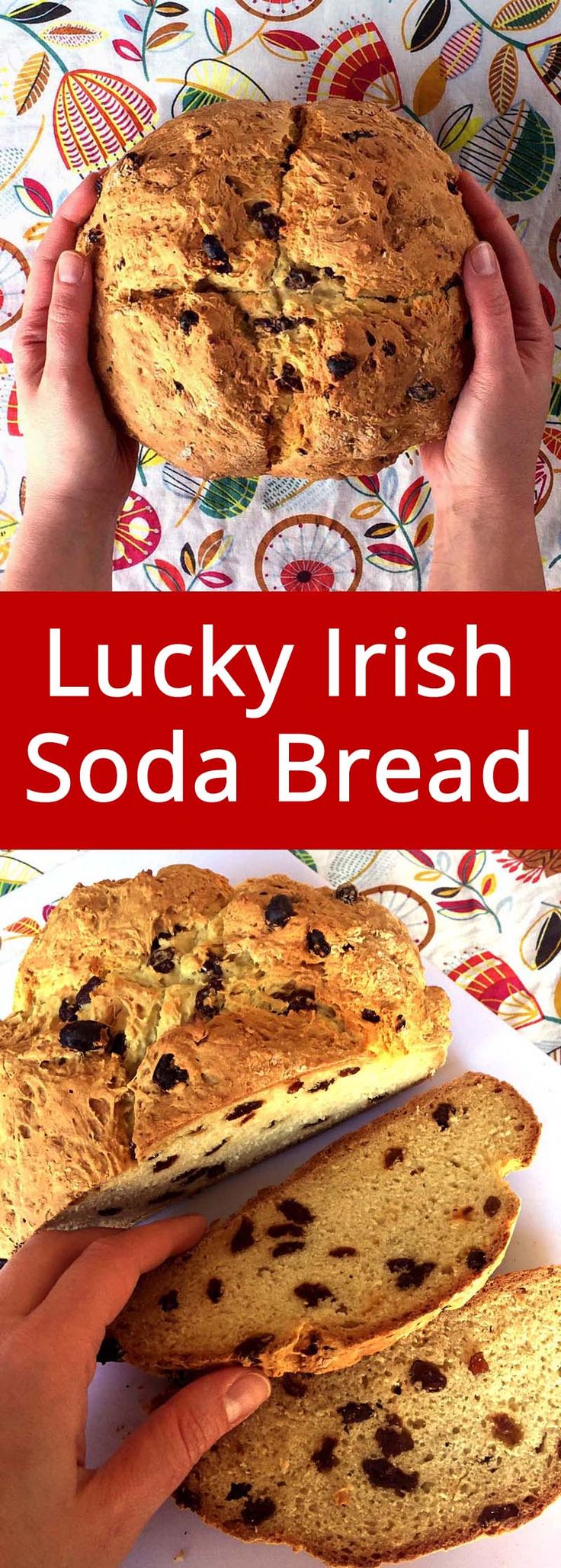 Easy Irish Soda Bread Recipe With Raisins No Buttermilk Needed