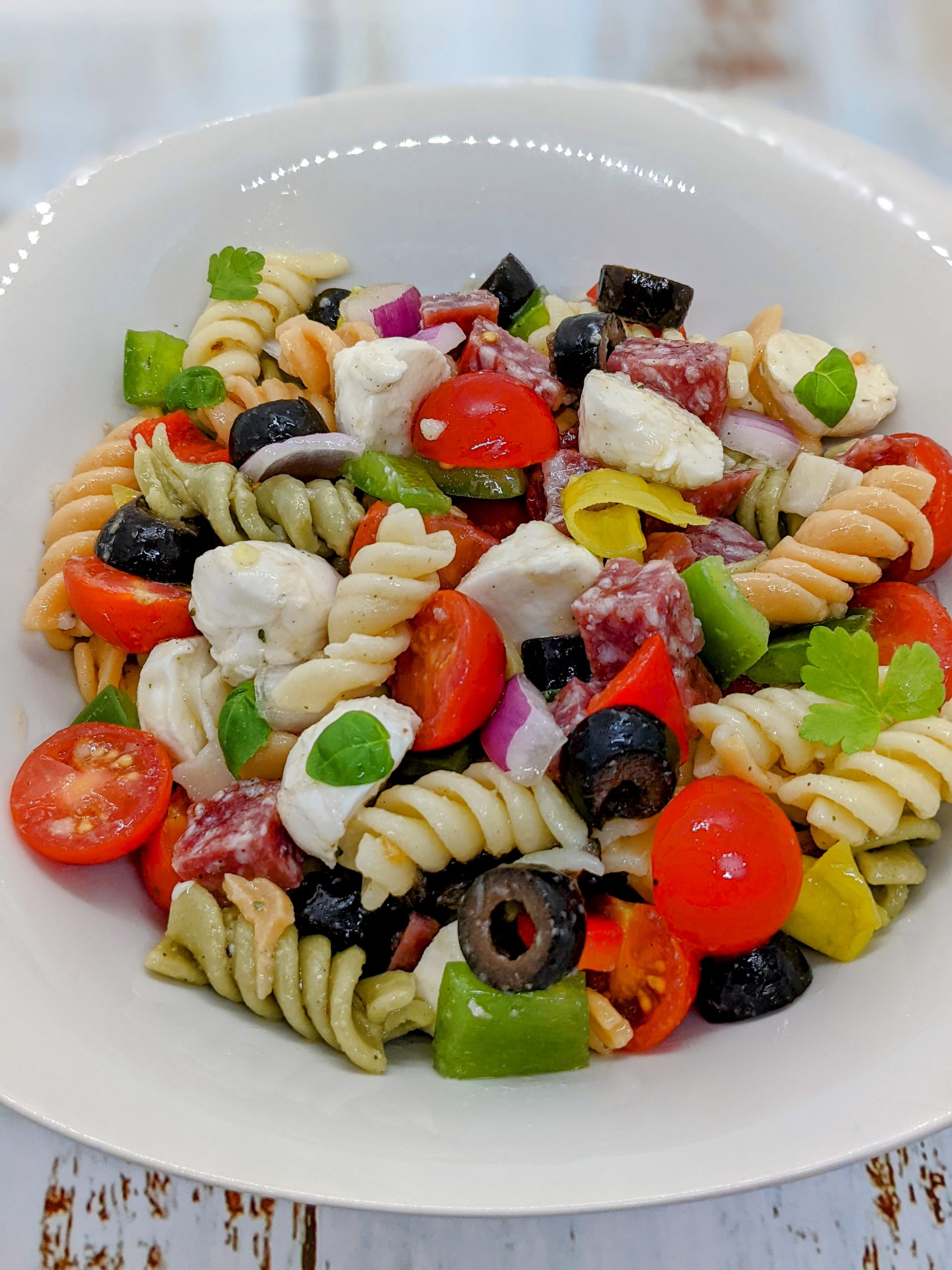 Easy Italian Pasta Salad Favesouthernrecipes Com