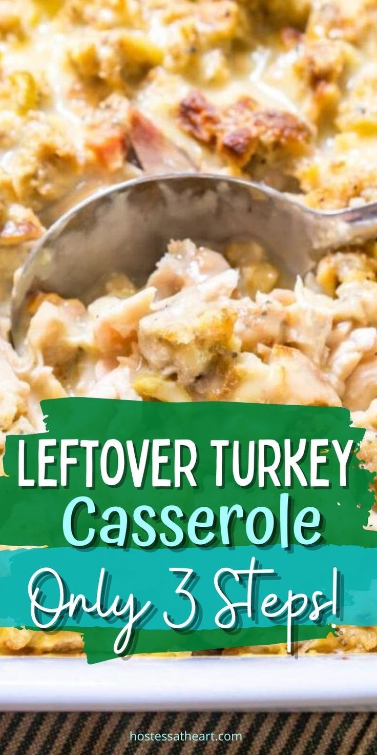 Easy Leftover Turkey Casserole Recipe Cdkitchen Com