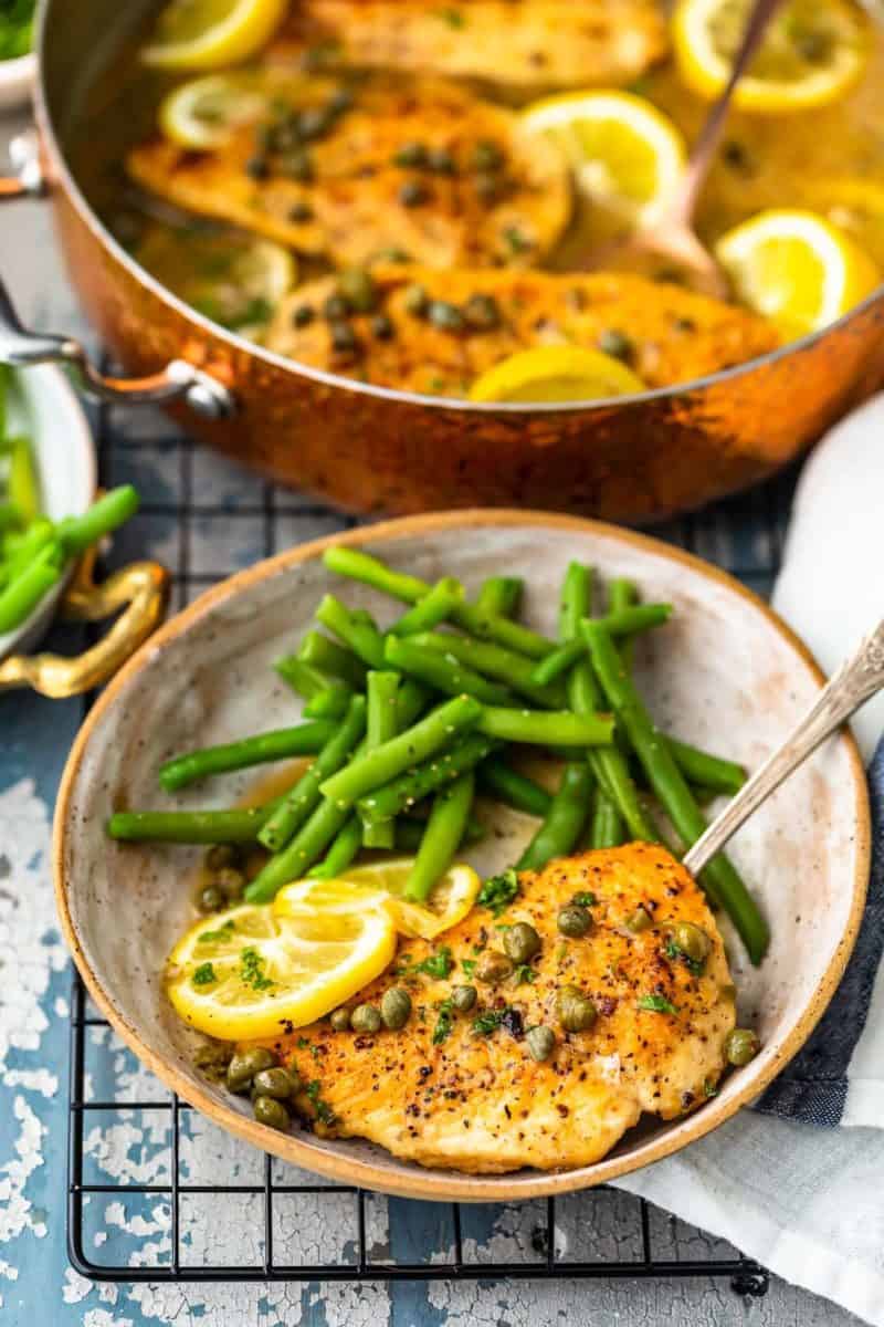 Easy Lemon Chicken Piccata With Pasta Chicken Pasta Recipes Popsugar Food Photo 21