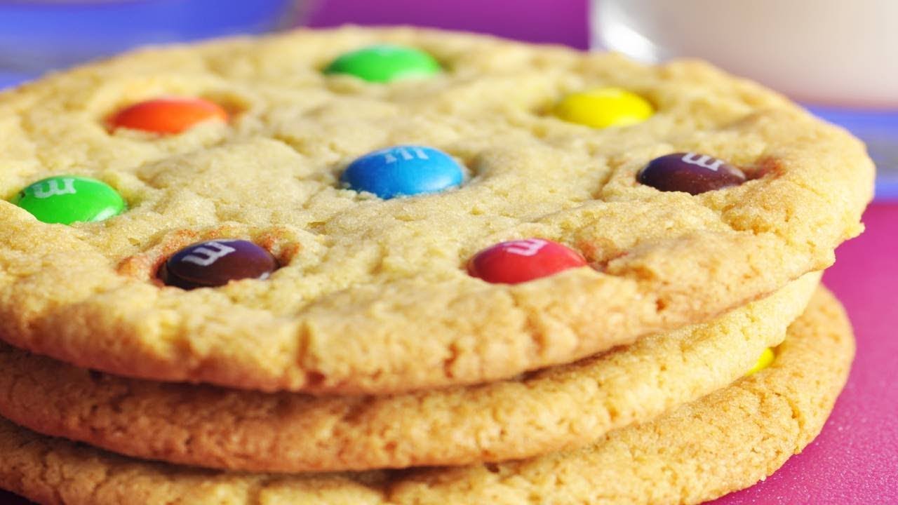 Easy M Amp M Cookies Recipe Youtube