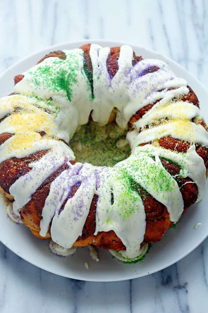 Easy Mardi Gras King Cake Grandbaby Cakes