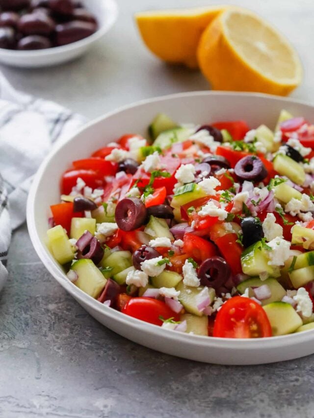 Easy Mediterranean Salad Recipe Primavera Kitchen