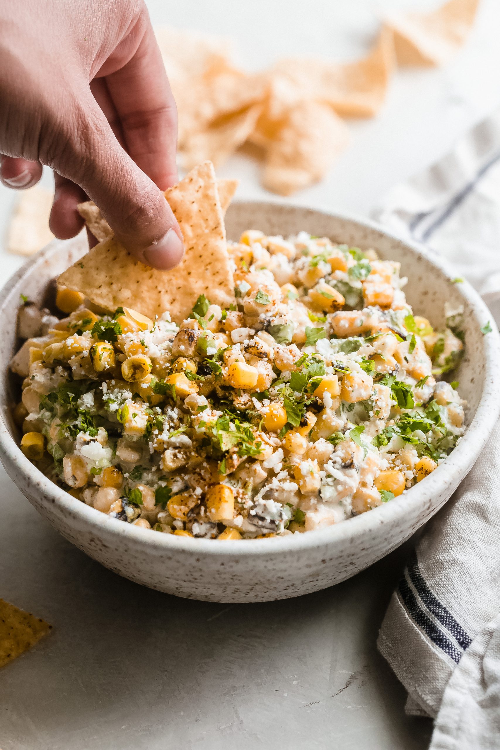 Easy Mexican Corn Dip With Cream Cheese Elotes Dip Recipe