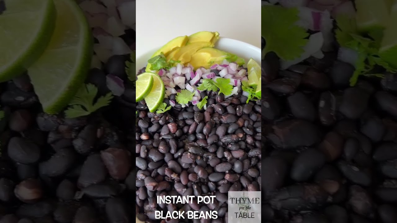 Easy Mexican Instant Pot Black Beans Quick No Soak Method