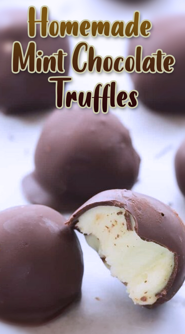 Easy Mint Chocolate Truffles Recipe Video