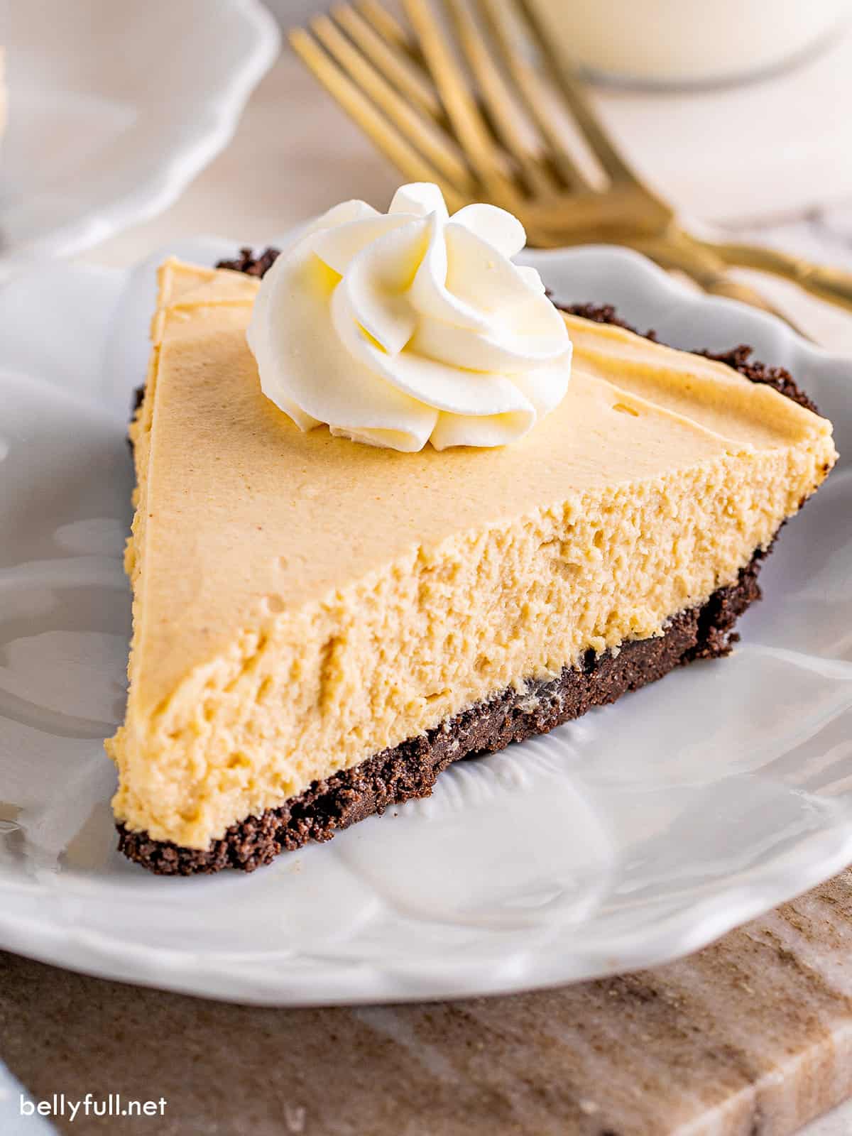 Easy No Bake Peanut Butter Pie Recipe Belly Full