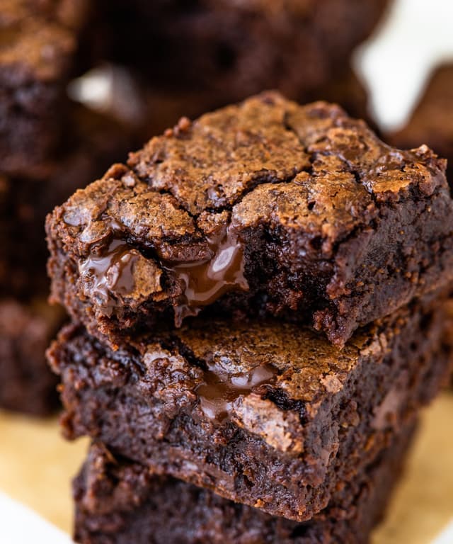 Easy One Bowl Fudgy Cocoa Brownies Gimme Delicious