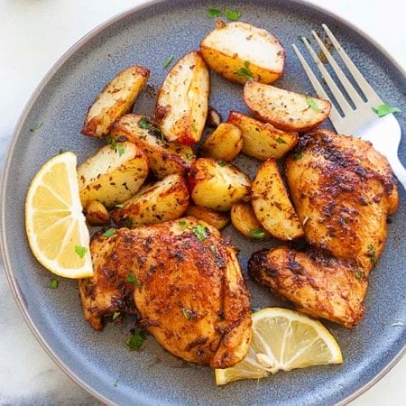 Easy One Pan Chicken And Potatoes Rasa Malaysia