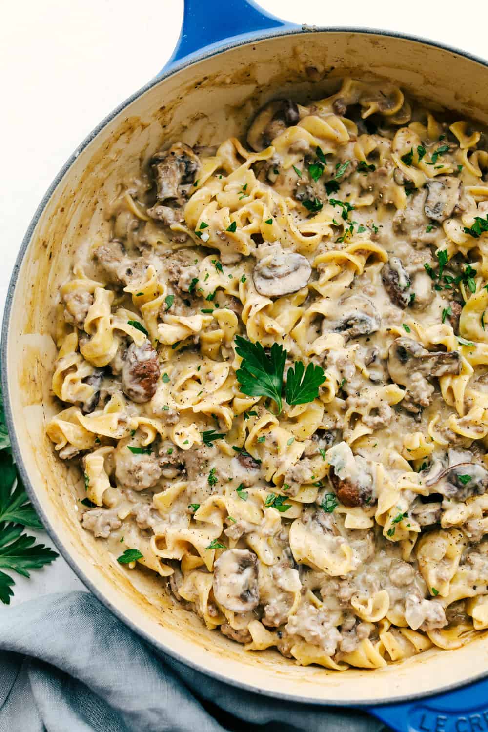 Easy One Pot Ground Beef Stroganoff Recipe Blogpapi