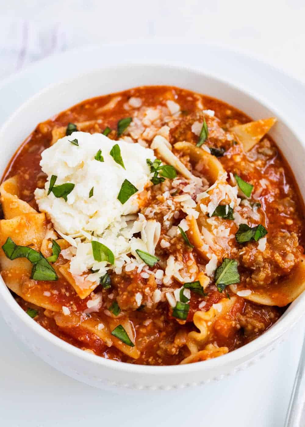 Easy One Pot Lasagna Soup I Heart Naptime