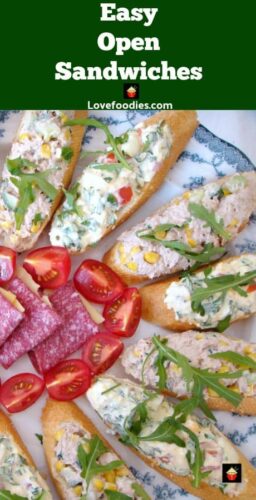 Easy Open Sandwiches Lovefoodies