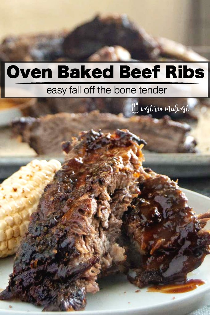 Easy Oven Baked Beef Ribs Recipe Video West Via Midwest