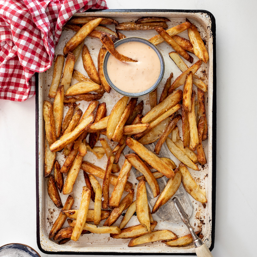 Easy Oven Baked Fries With Fry Sauce Simply Delicious