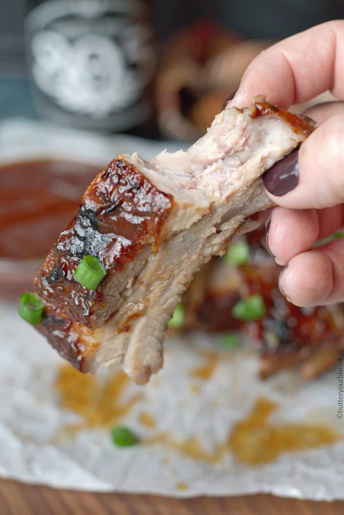 Easy Oven Bbq Baked Ribs Recipe Butter Your Biscuit Recipe Baked