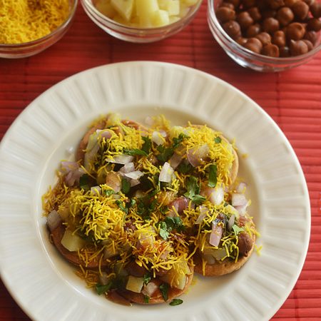 Easy Papdi Chaat Recipe Sharmis Passions