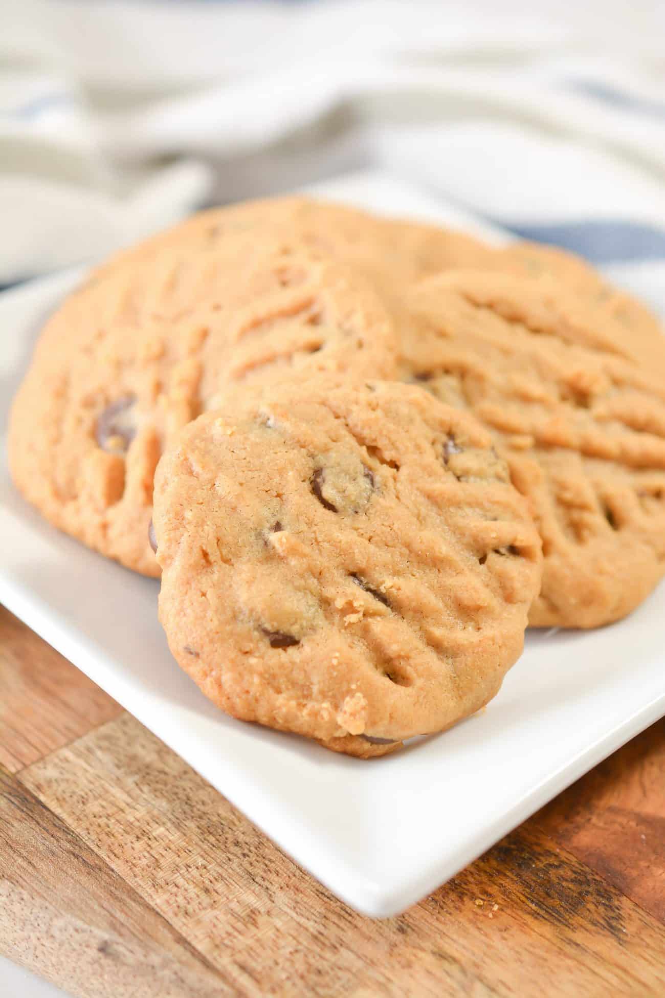 Easy Peanut Butter Chocolate Chip Cookies Recipe Sweet Pea S Kitchen