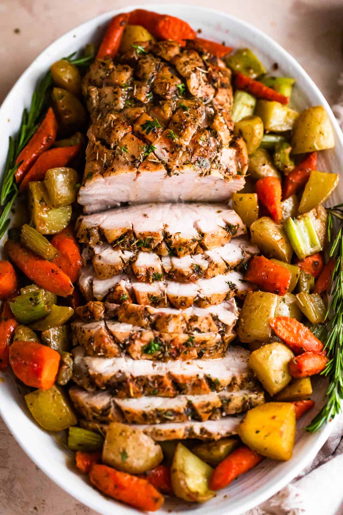 Easy Pork Roast With Roasted Vegetables In Good Flavor Great