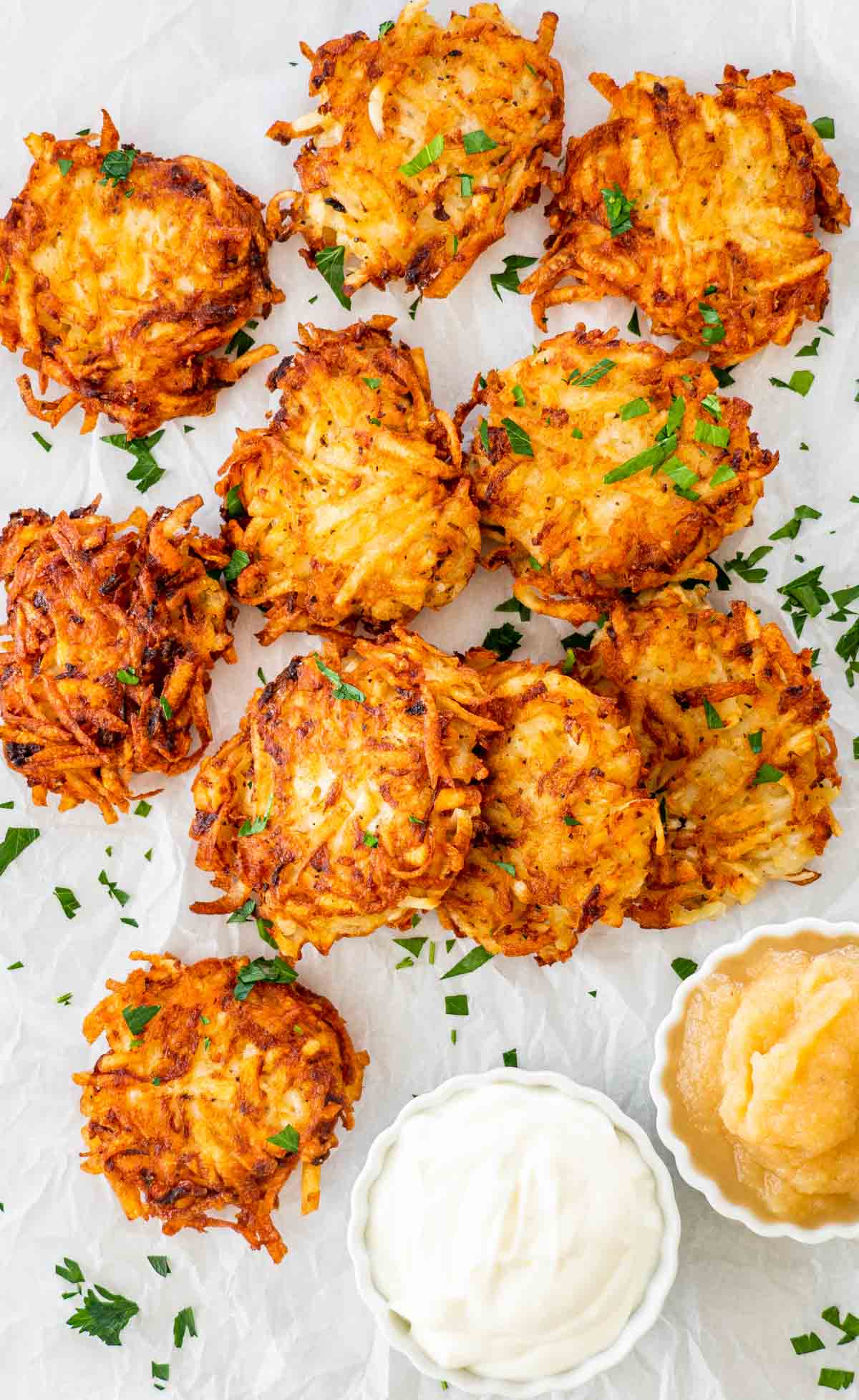 Easy Potato Latkes Jo Cooks