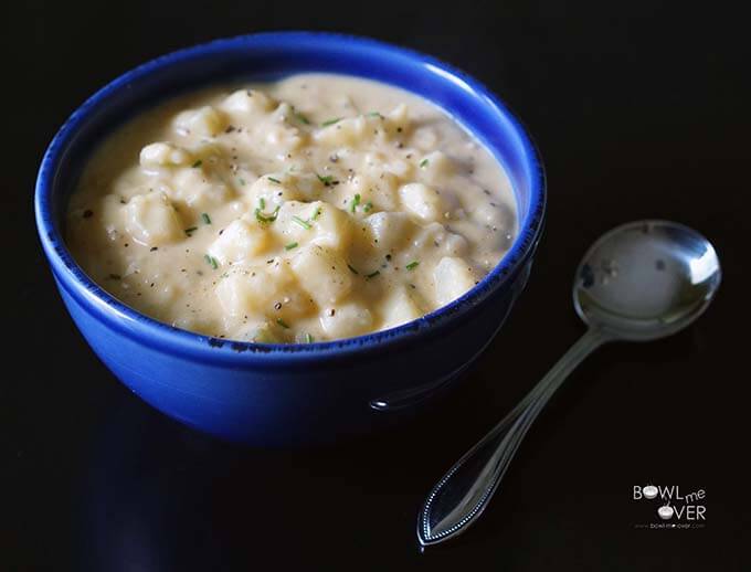 Easy Potato Soup Recipe Bowl Me Over