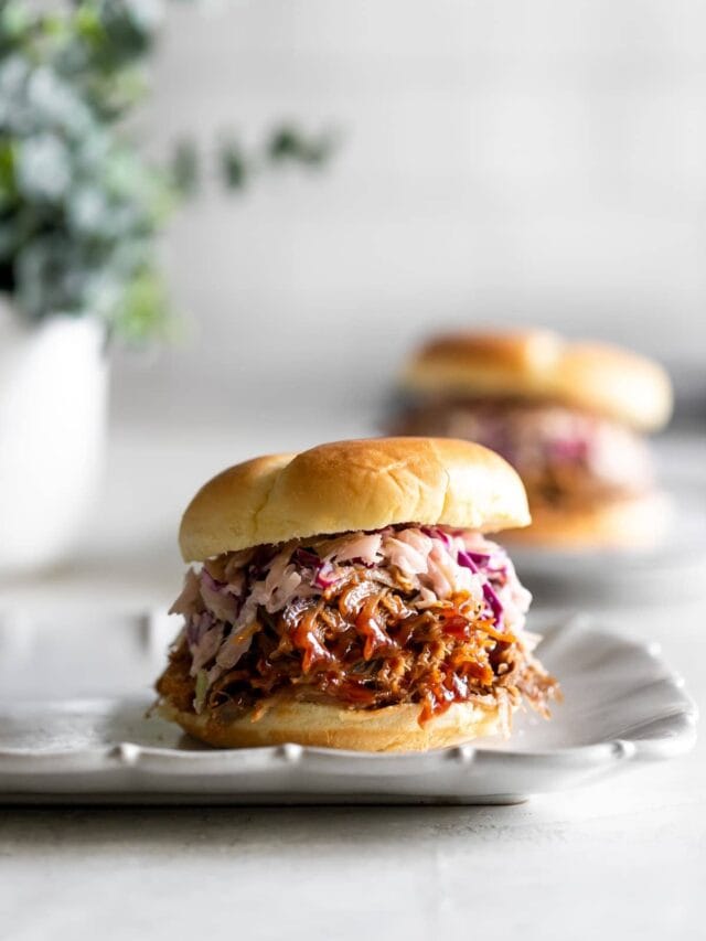 Easy Pulled Pork Sandwiches A Sassy Spoon