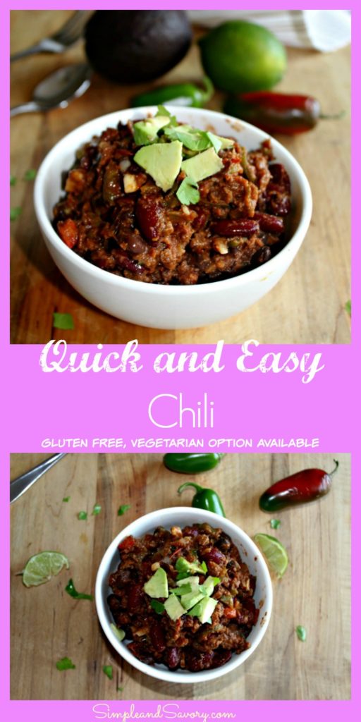 Easy Quick Chili