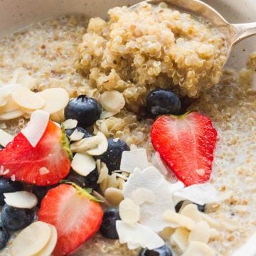 Easy Quinoa Porridge Recipe Little Sunny Kitchen