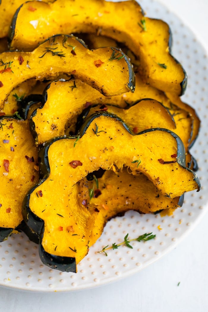 Easy Roasted Acorn Squash Eating Bird Food