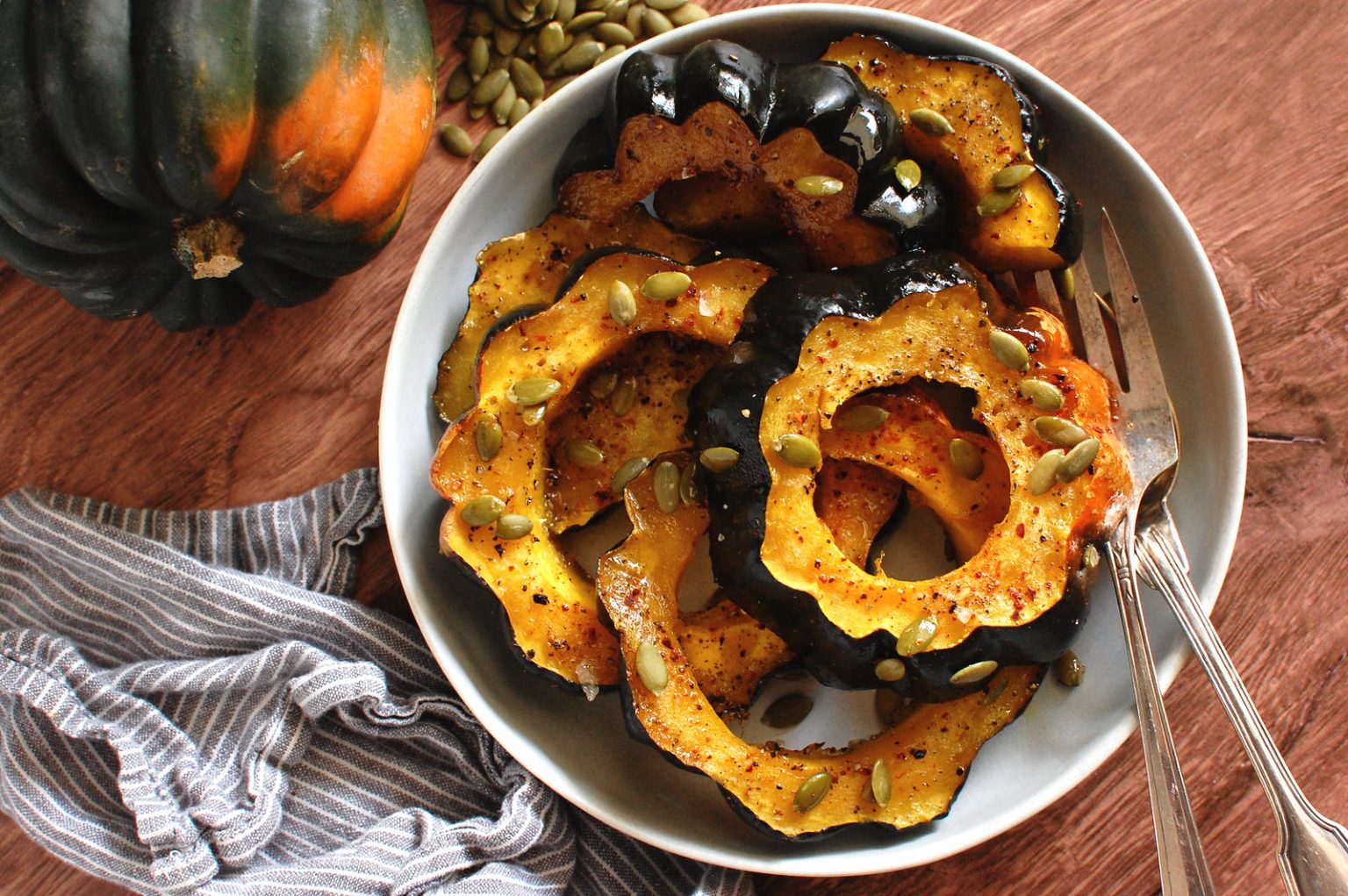 Easy Roasted Acorn Squash Recipe Healthy Delicous Tender