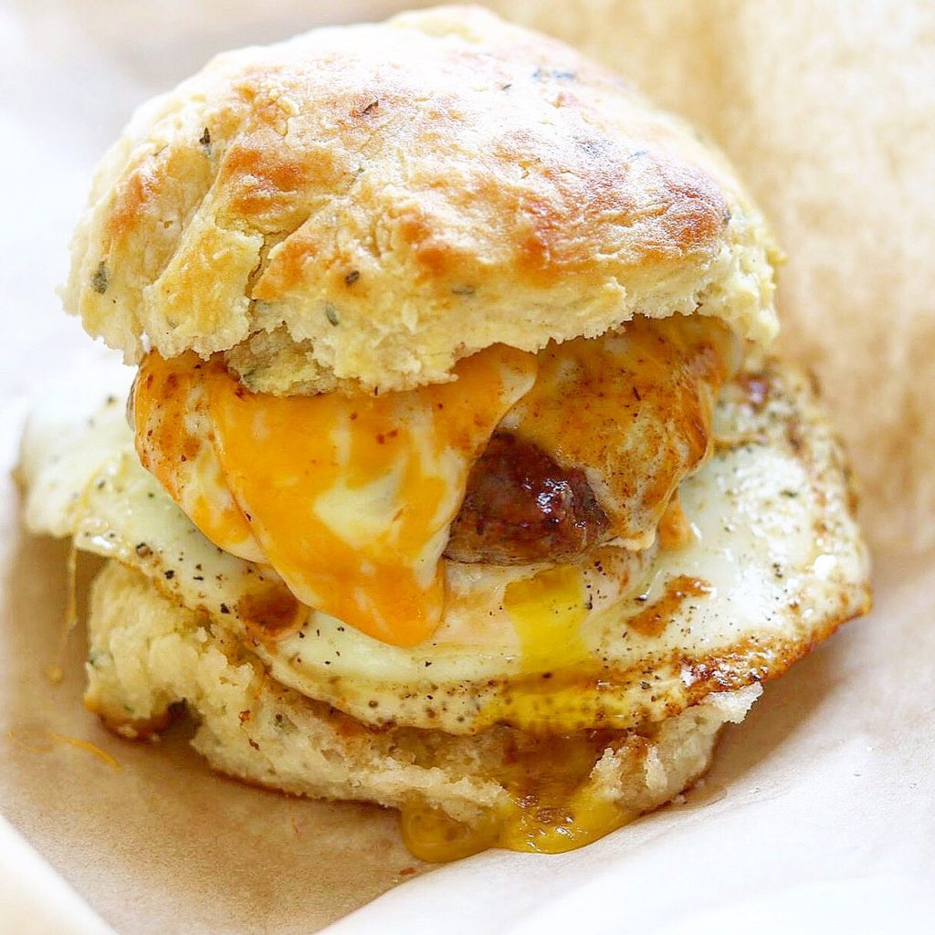 Easy Sausage Egg And Cheese Biscuit The 2 Spoons