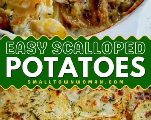 Easy Scalloped Potatoes Recipe Small Town Woman