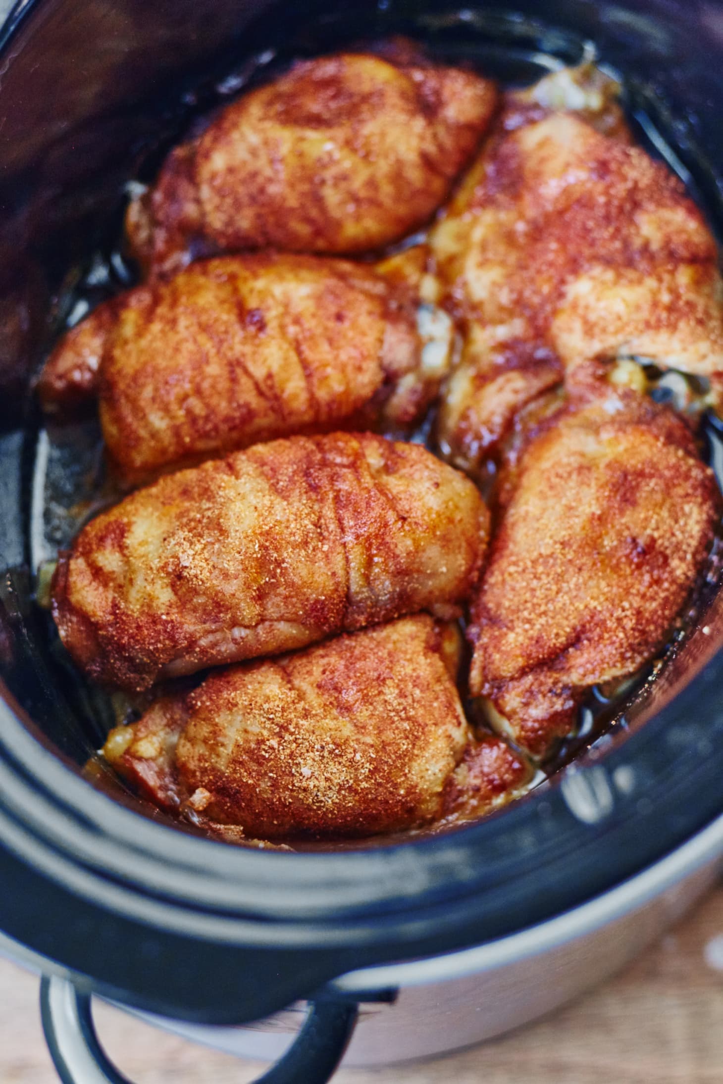 Easy Slow Cooker Chicken Thighs Recipe How To Make Boneless Crock Pot Chicken Thighs