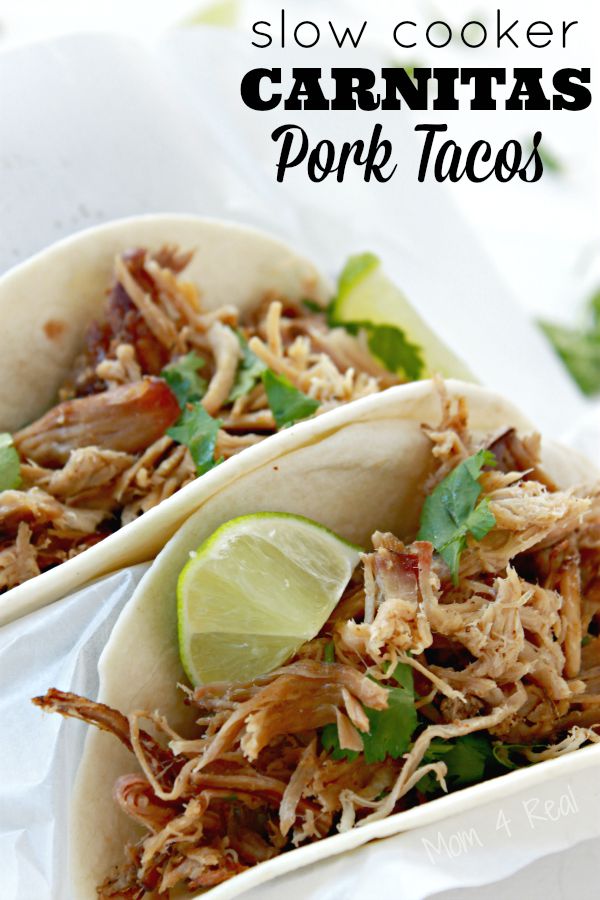 Easy Slow Cooker Pork Carnitas Milk Free Mom