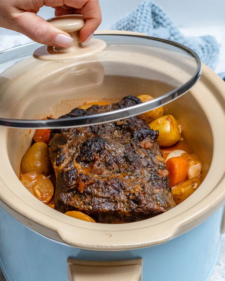 Easy Slow Cooker Pot Roast For A Beautiful Clean Eating Meal Clean Food Crush