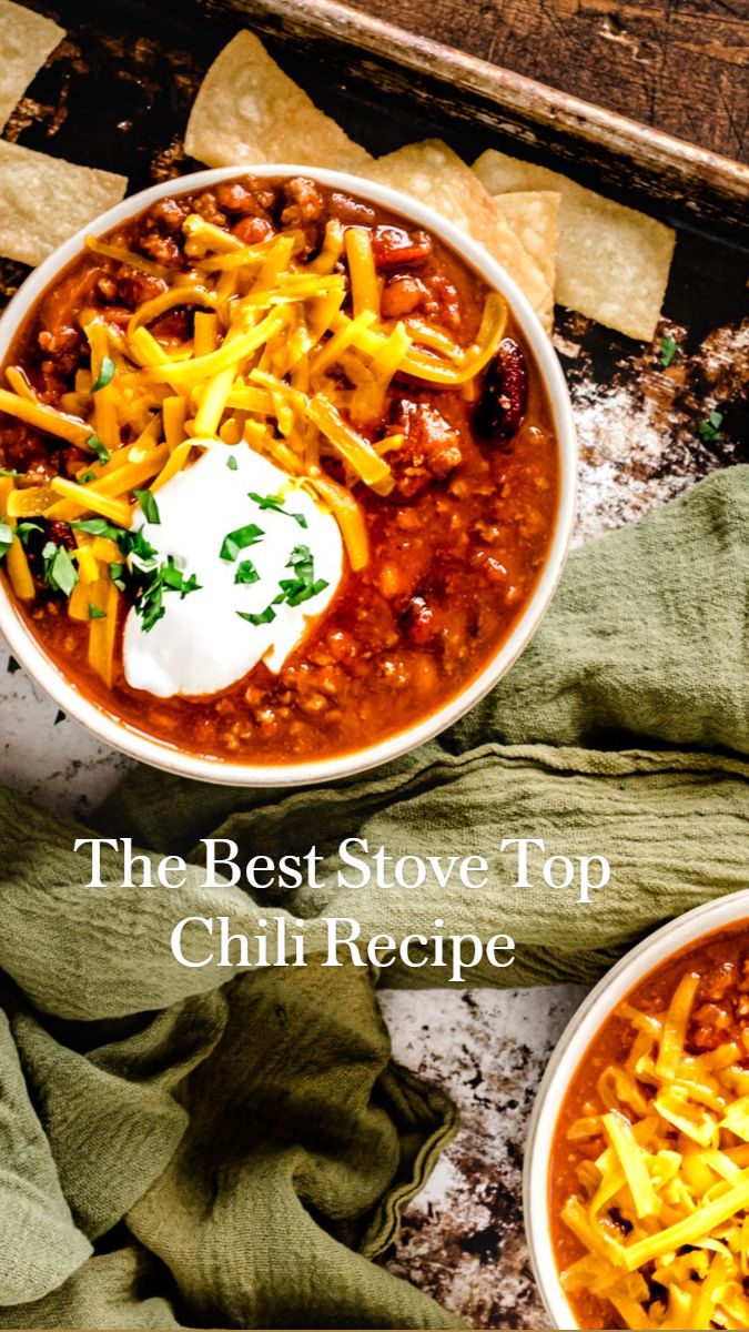 Easy Stove Top Chili Recipe