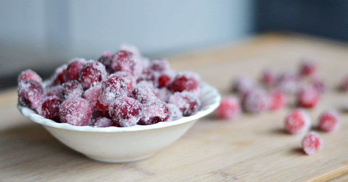 Easy Sugared Cranberries Keeping It Simple Blog