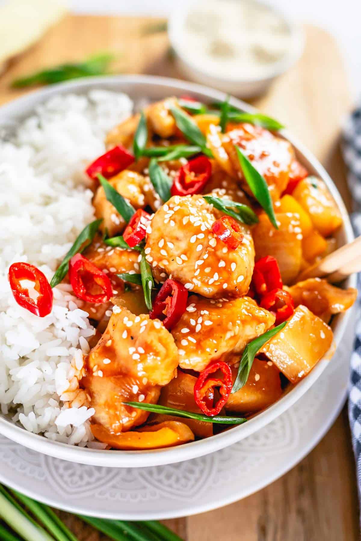 Easy Sweet And Sour Chicken Stir Fry The Yummy Bowl