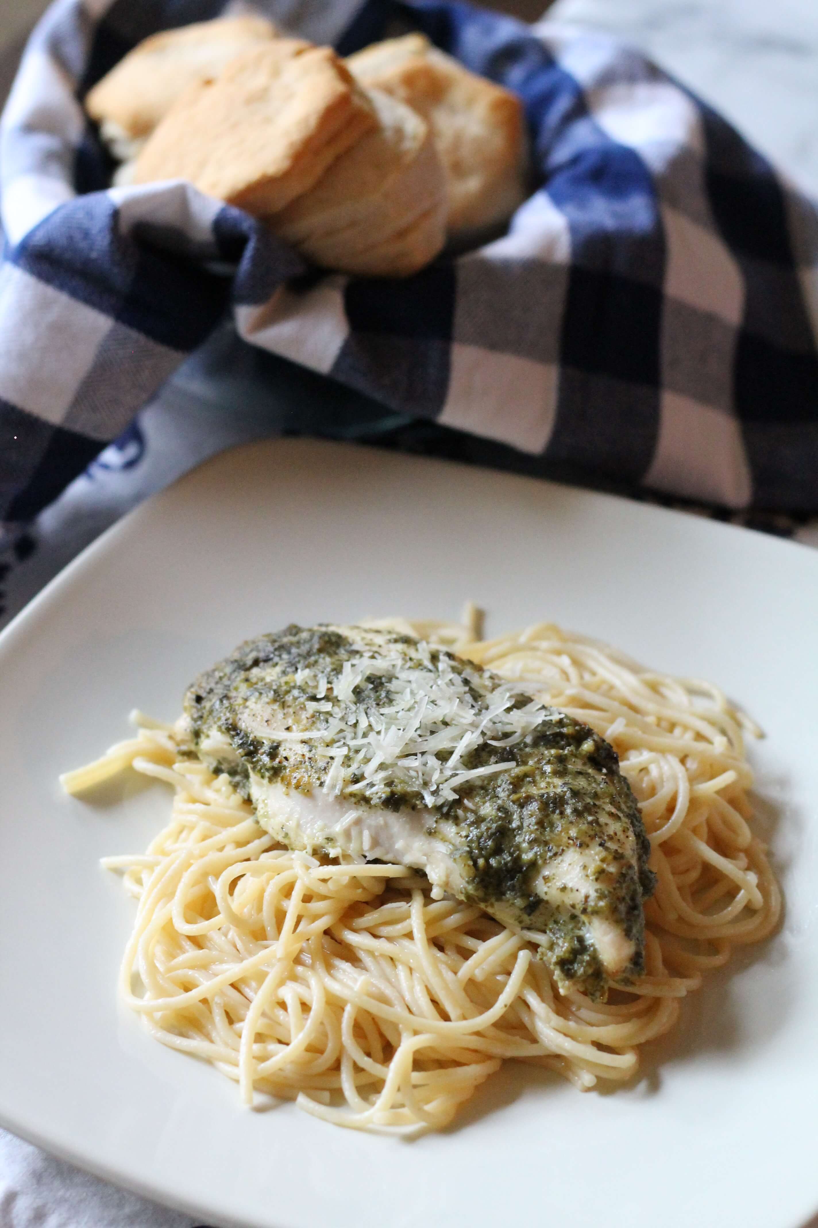 Easy Three Ingredient 30 Minute Meal Chicken Pesto Pasta