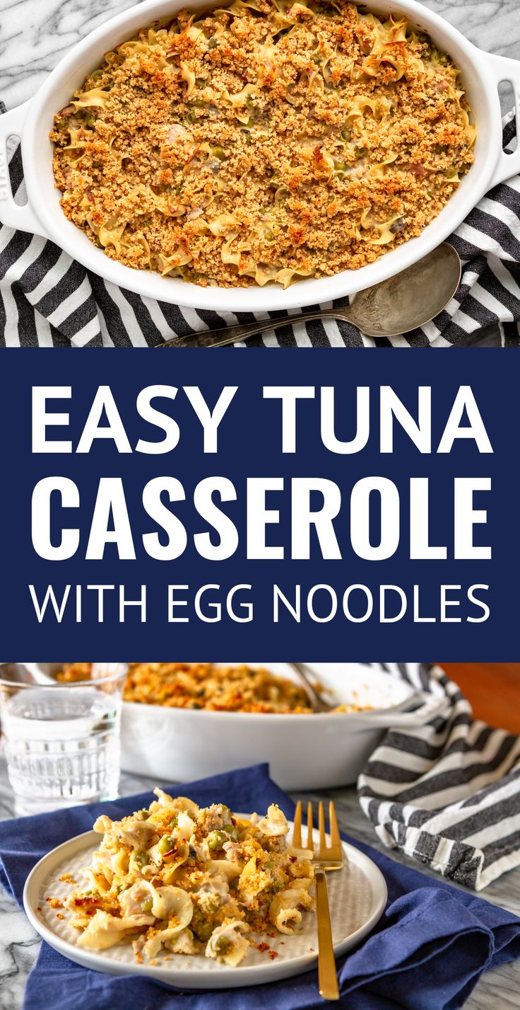 Easy Tuna Casserole With Egg Noodles This Classic Tuna Casserole