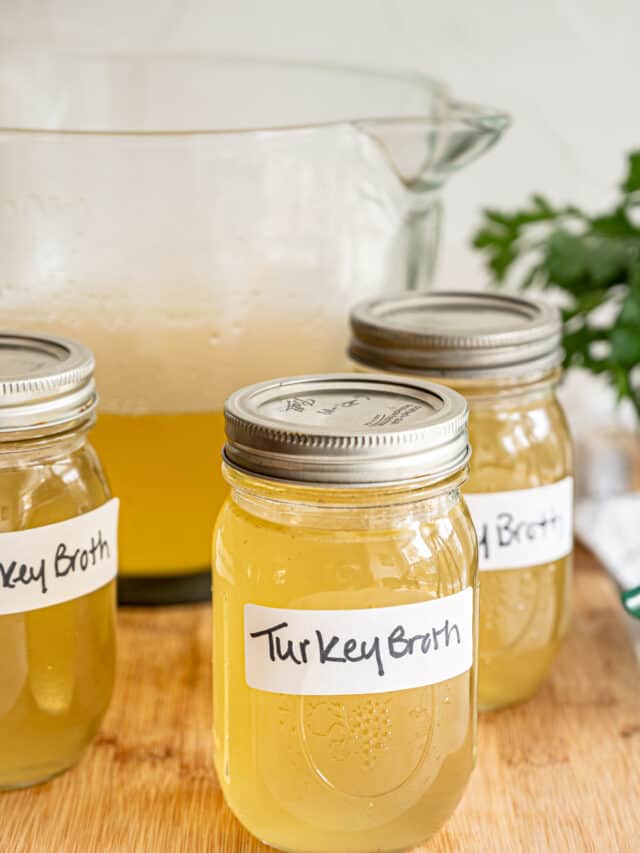 Easy Turkey Broth 3 Cooking Methods Thriving Home