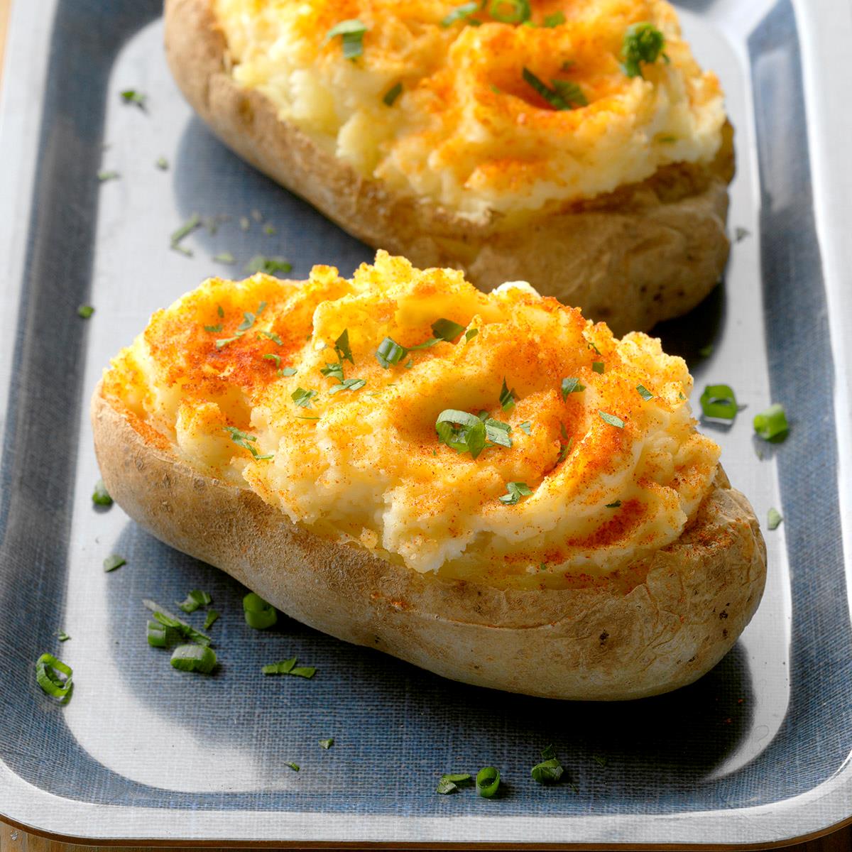 Easy Twice Baked Potatoes Are Baked Potatoes Stuffed With Creamy