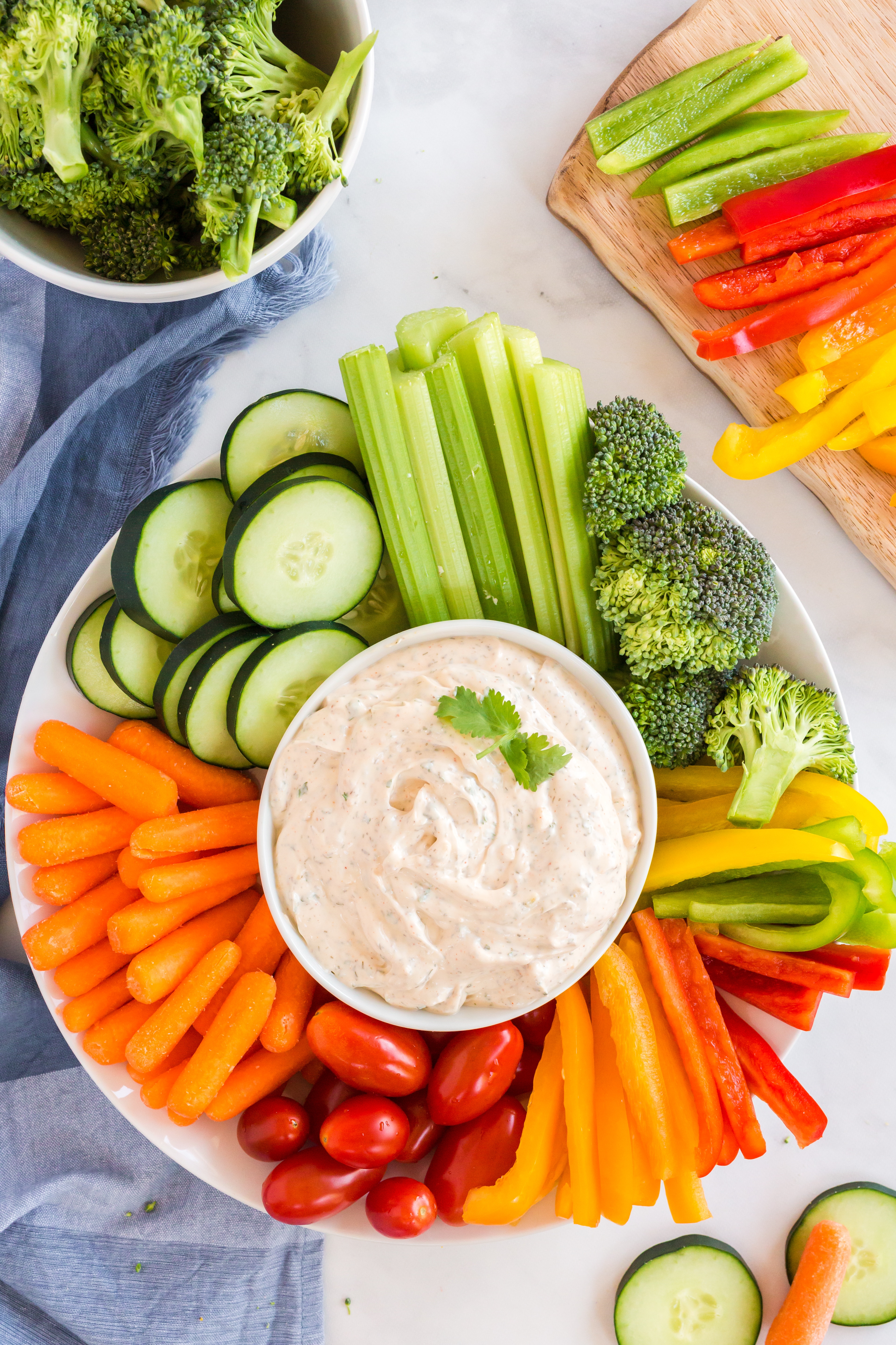 Easy Vegetable Dip Made With Just 4 Simple Ingredients Serve It With