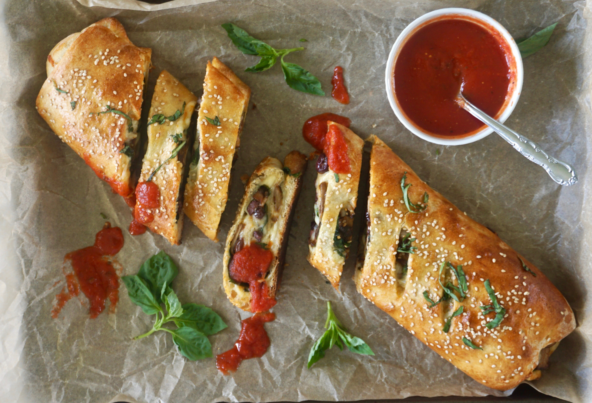 Easy Vegetarian Stromboli Recipe